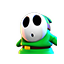 Green Shy Guy's CSP icon from Mario Sports Superstars