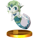 Ghost Zelda's trophy from Super Smash Bros. for Nintendo 3DS.