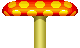 A Mushroom Platform from New Super Mario Bros. (note: please do not compress the sides of this, that leeway is given by the tiles themselves)