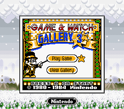 Game & Watch Gallery 3 (snowy plains variant)