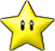 A sprite of a Super Star from Mario Party: Island Tour