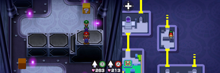Block 88 in Peach's Castle of Mario & Luigi: Bowser's Inside Story + Bowser Jr.'s Journey.