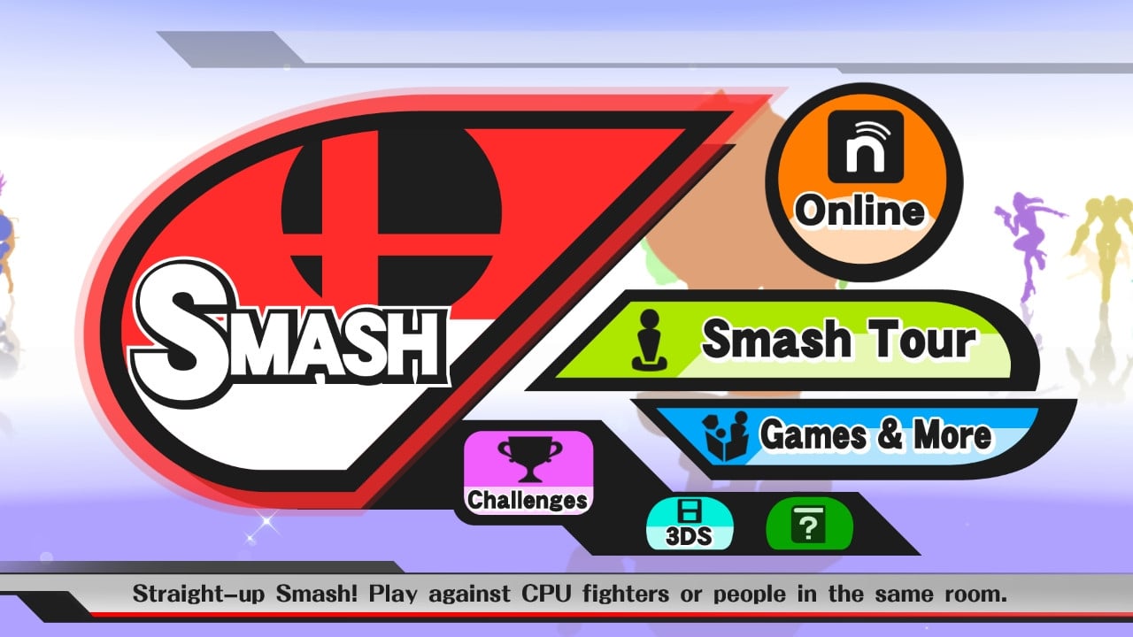 File:Smash Wii U Main Menu.jpg - Super Mario Wiki, the Mario encyclopedia