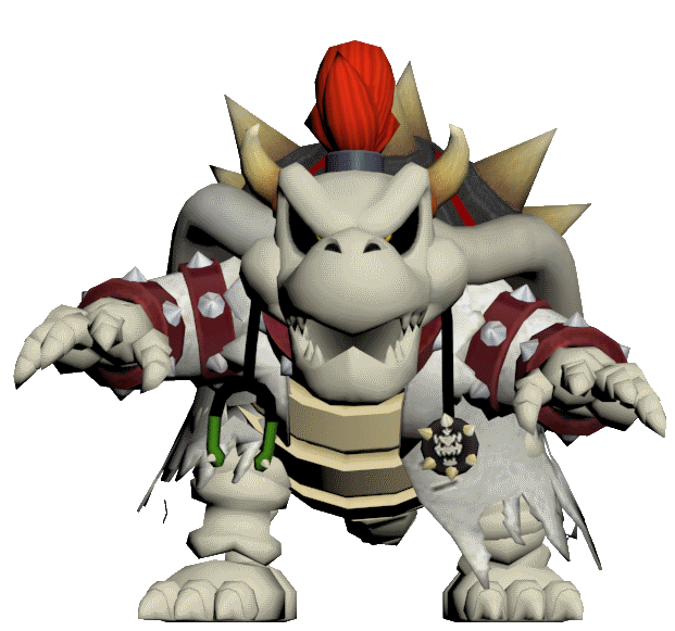 Animated image of Dr. Dry Bowser from Dr. Mario World