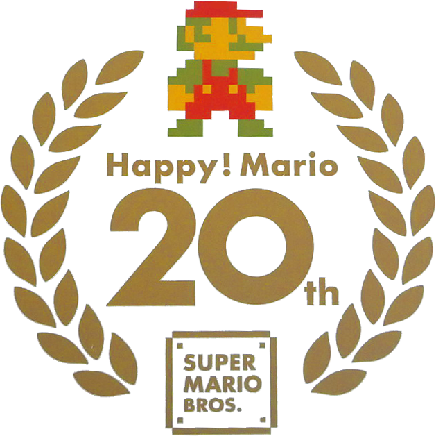 Standard logo used for Happy! Mario 20th Super Mario Bros.