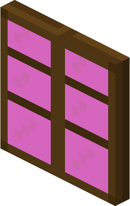 File:Minecraft Mario Mash-Up Pink Stained Glass Pane Render.png