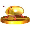 Trophy of Iridescent Glint Beetle in Super Smash Bros. for Nintendo 3DS.