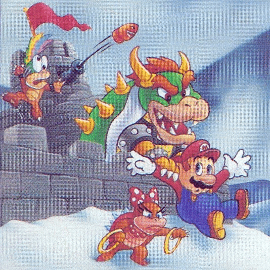Mario being kidnapped by Bowser, Wendy, and Lemmy in Mario is Missing! (PC)
