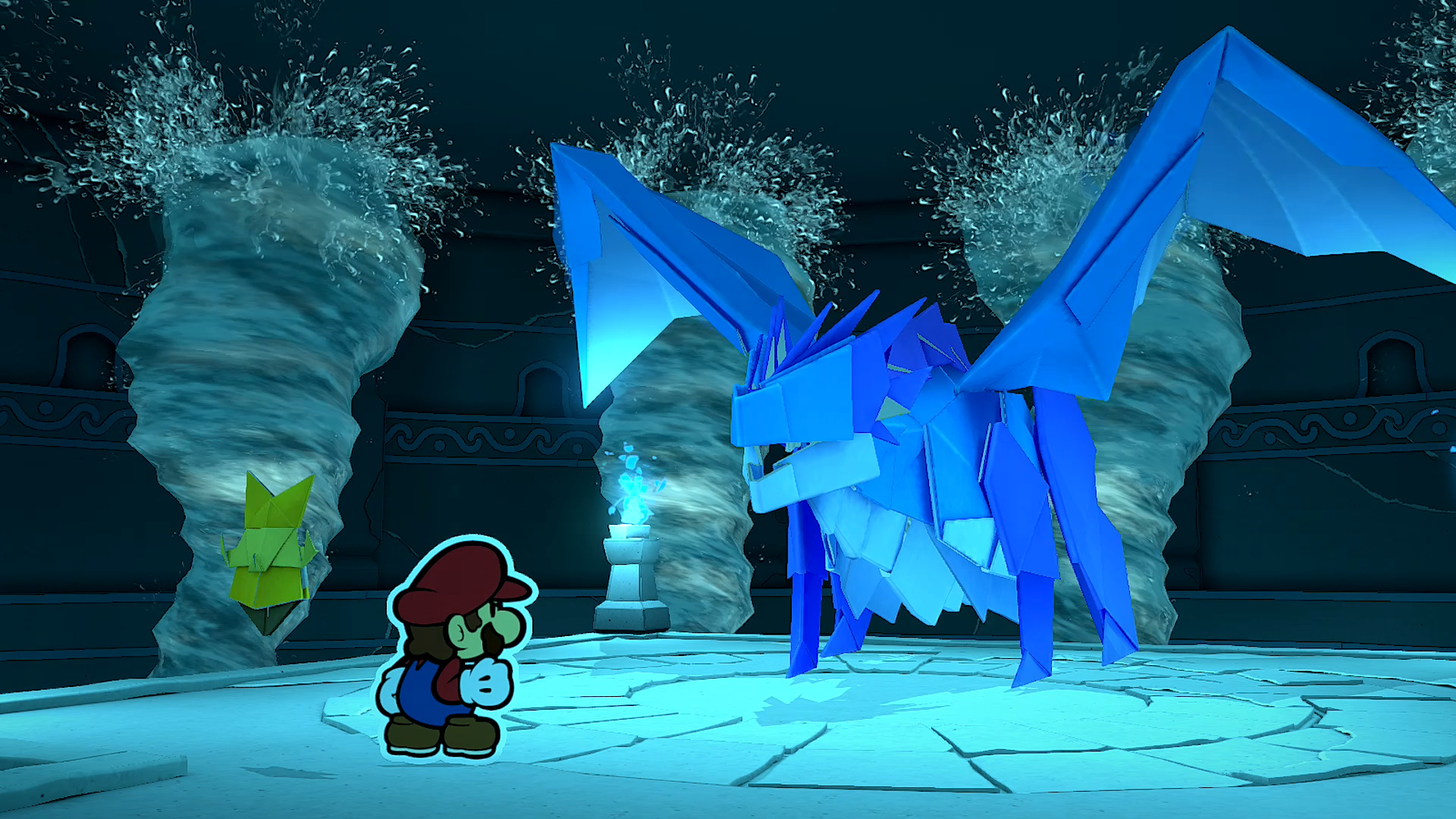 Mario and Olivia encounter the Water Vellumental