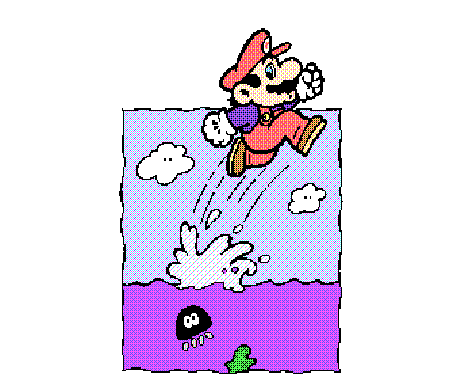File:SMBPW Swimming Mario.png
