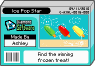 The shelf cover for one of Ashley's microgames in WarioWare: D.I.Y.