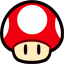 Sprite of a Mushroom item from Mario Golf: World Tour.