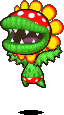 Sprite of Petey Piranha in his flying state in Mario & Luigi: Partners in Time.