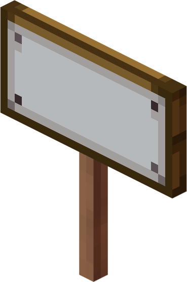 File:Minecraft Mario Mash-Up Spruce Sign Render.png