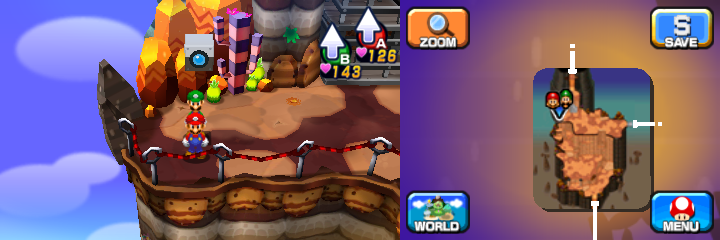 Block 27 in Mount Pajamaja of Mario & Luigi: Dream Team.