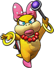 Sprite of Wendy O. Koopa's team image, from Puzzle & Dragons: Super Mario Bros. Edition.