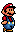 A sprite of Mario intended for minigames.