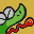 Sprite of Froggy's icon from the SNES version of Tetris Attack.