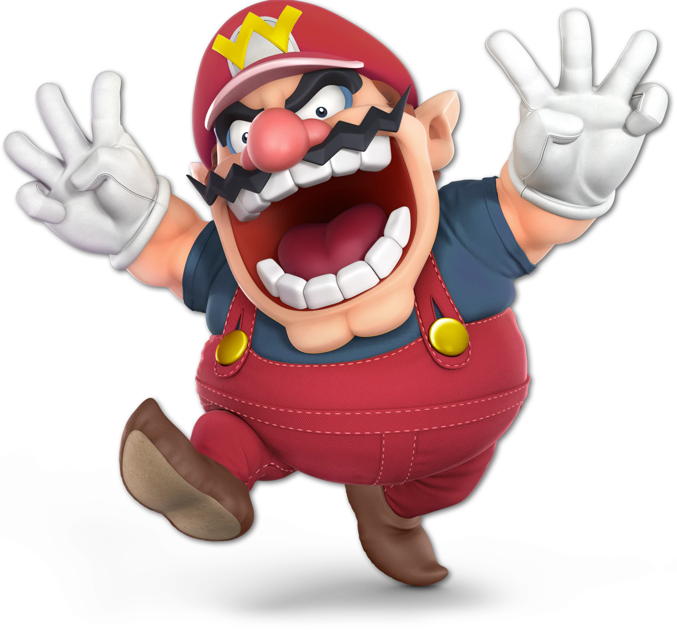 File:Wario Classic Red SSBU.png - Super Mario Wiki, the Mario encyclopedia