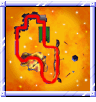 Star City course icon from Diddy Kong Racing DS.