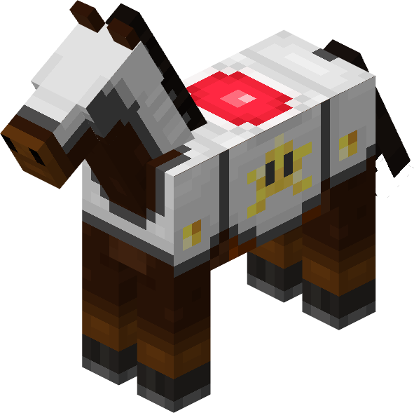 File:Minecraft Mario Mash-Up Horse Darkbrown Leather Render.png