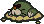 Battle idle animation of a green Monty Mole from Paper Mario