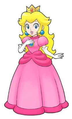 Artwork of Princess Peach from Itadaki Street DS