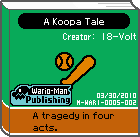 The shelf cover of one of 18-Volt's comics from WarioWare: D.I.Y. Showcase.