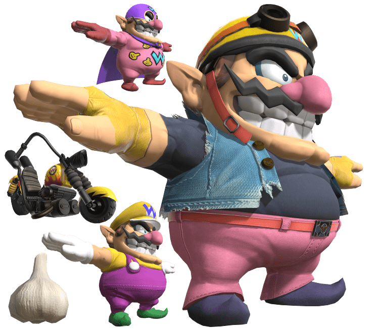 File:Wario SSBU Model.png - Super Mario Wiki, the Mario encyclopedia