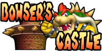 The logo for Bowser's Castle, from Mario Kart Double Dash!!.