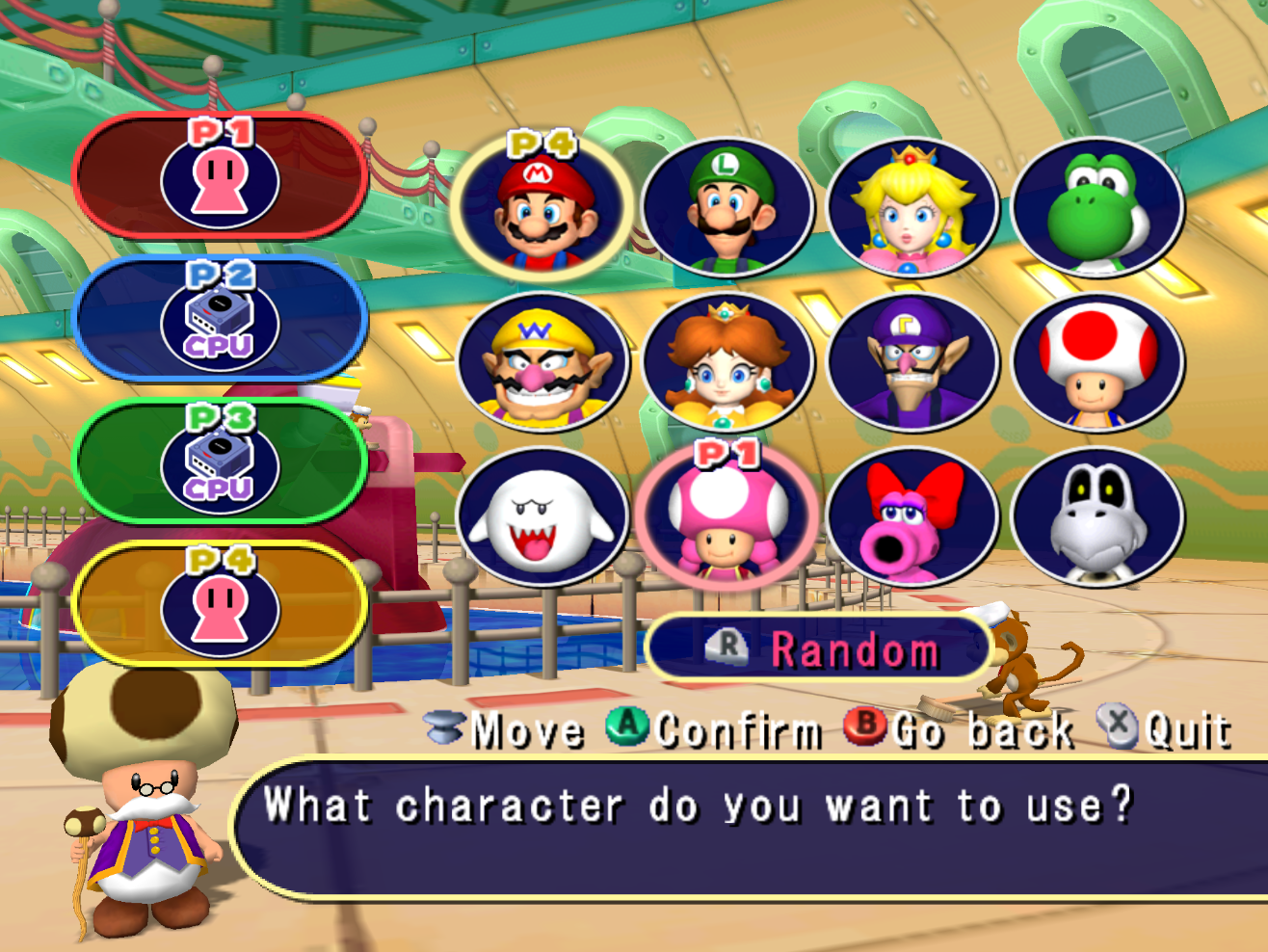 File:Mario Party 7 Char Select.png - Super Mario Wiki, the Mario ...