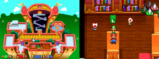 Twenty-fourth block in the present Princess Peach's Castle of Mario & Luigi: Partners in Time.