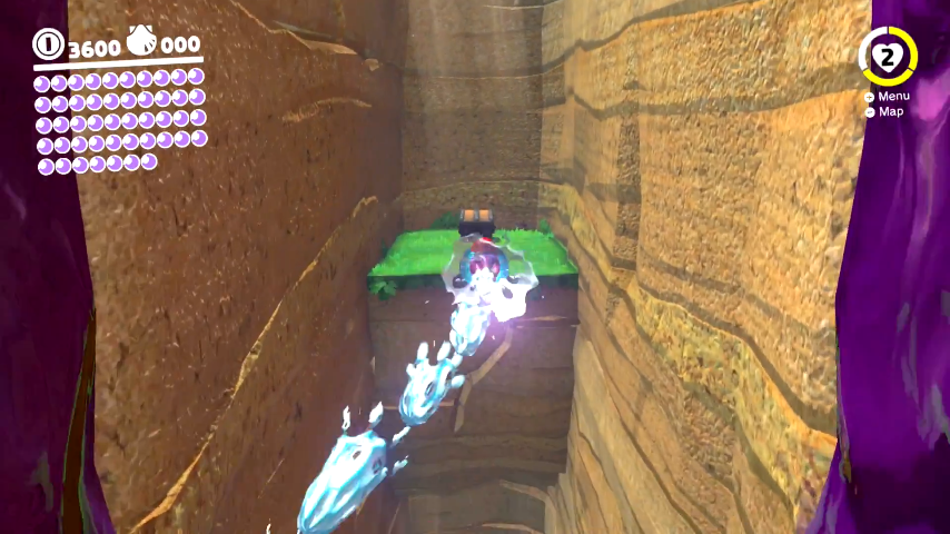 The location of a Power Moon in Super Mario Odyssey
