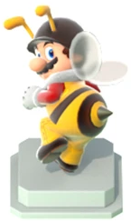 File:SMR Bee Mario Statue.png