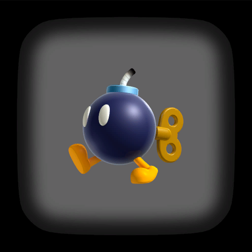 File:SPMJ Jr.'s Jauntlet Bob-omb.png
