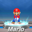 Mario in tennis from Mario Sports Superstars