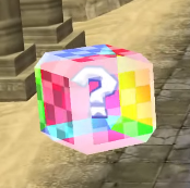 An Item Box in Dream Race, a Dream Event in Mario & Sonic at the Olympic Games