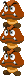Sprite of a Goomba Tower from Mario & Luigi: Bowser's Inside Story + Bowser Jr.'s Journey.