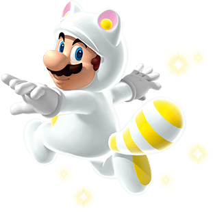 File:SM3DL Artwork White Tanooki Mario.png