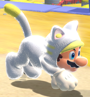 File:SM3DWBF White Cat Mario Screenshot.png