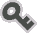 Sprite of a Black Key from Paper Mario: The Thousand-Year Door.