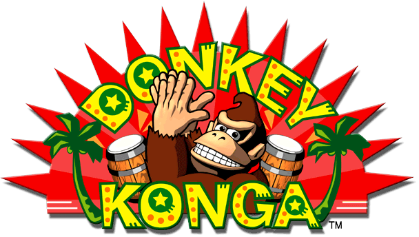File:Donkey Konga EU logo ingame.png