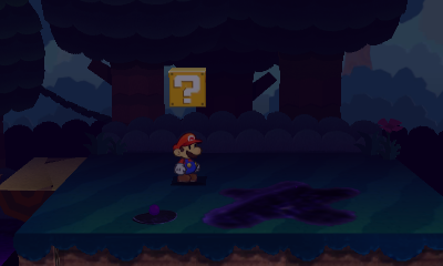 Fourth ? Block in Leaflitter Path of Paper Mario: Sticker Star.