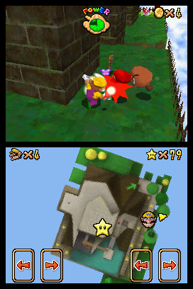 File:SM64DS Prerelease Wario on Whomp's Fortress.jpg