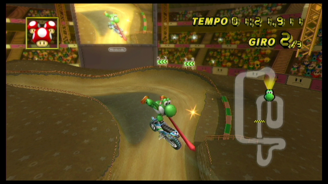 Yoshi, on a Standard Bike, performing a supposedly different "high right" trick.