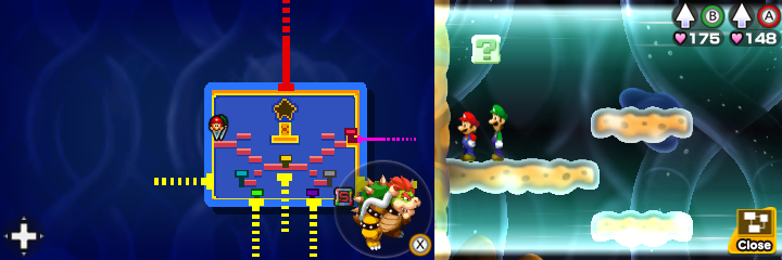 Fourth block in Energy Hold of Mario & Luigi: Bowser's Inside Story + Bowser Jr.'s Journey.