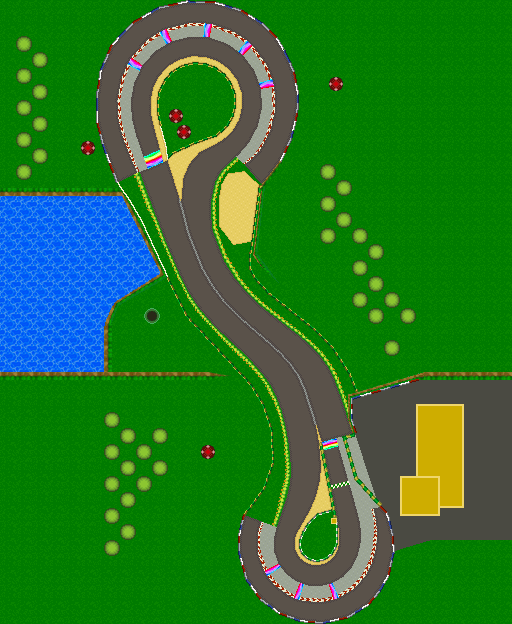 File:MKDS Luigi Circuit GCN Map.png - Super Mario Wiki, the Mario ...