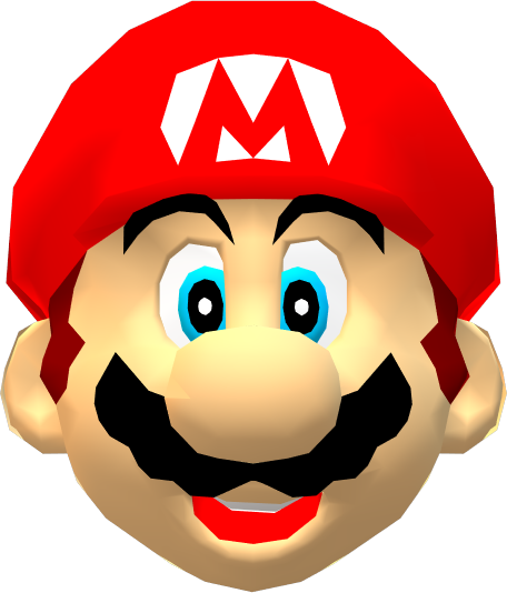 File:Mario's Head Model SM64.png