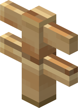 File:Minecraft Mario Mash-Up Acacia Fence Render.png