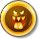 Sprite of a Flame Chomp Coin, from Puzzle & Dragons: Super Mario Bros. Edition.